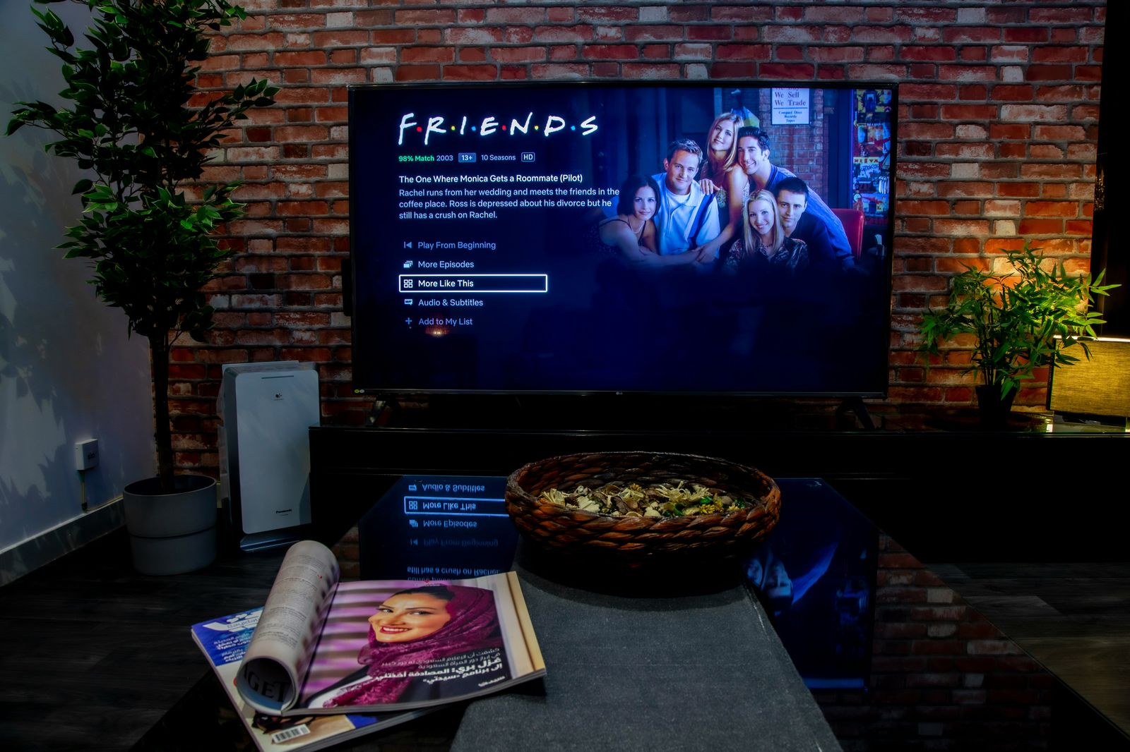 Best IPTV USA 2026 — BexyTV streaming live TV on a modern 4K flat-screen